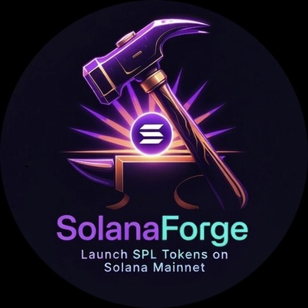 SolanaForge — Solana SPL token launchpad